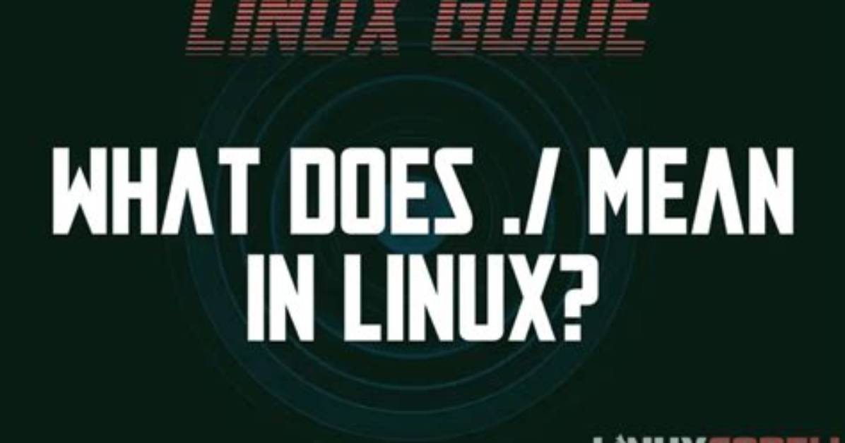 What Does Dot Mean in Linux File Permissions?