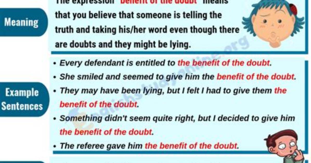 What Does Doubting Someone Mean?