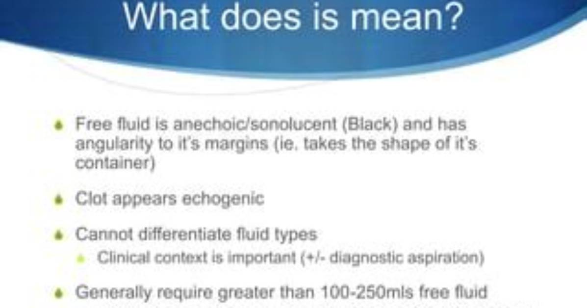 What Does eFAST Mean