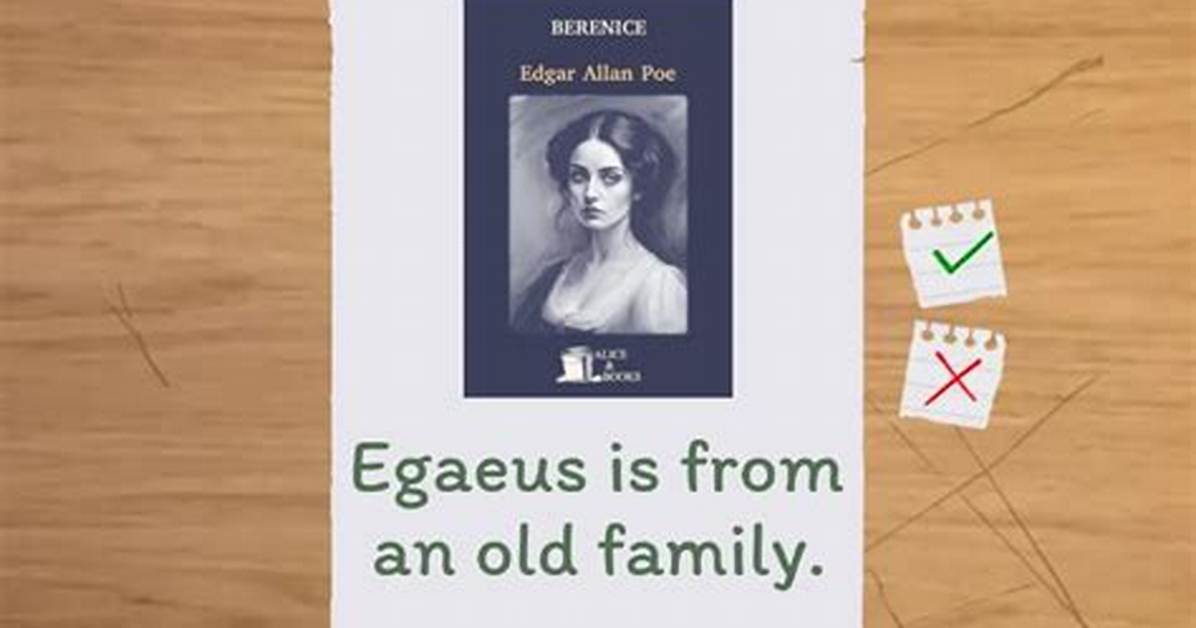 What Does Egaeus Suffer From