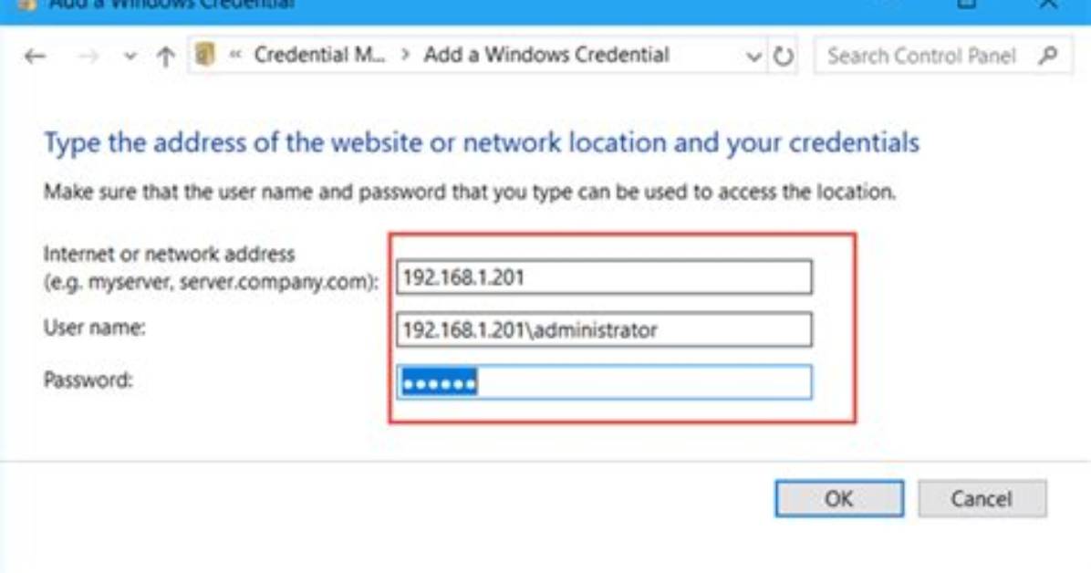 What Does Enter Network Credentials Mean?