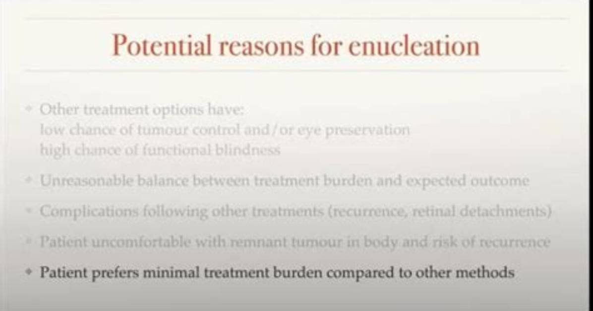 What Does Enucleation Mean