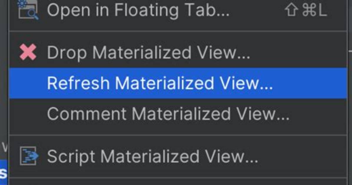 What Does: "Error in Materialized View Refresh Path" Mean?