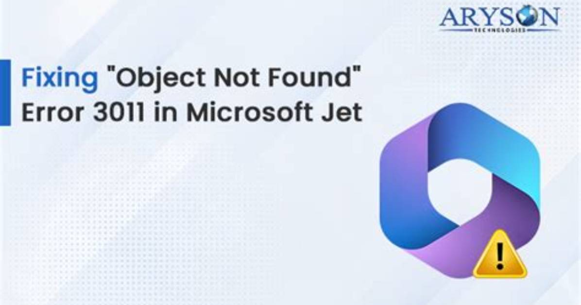 What Does "Error: Object '' Not Found" Mean?