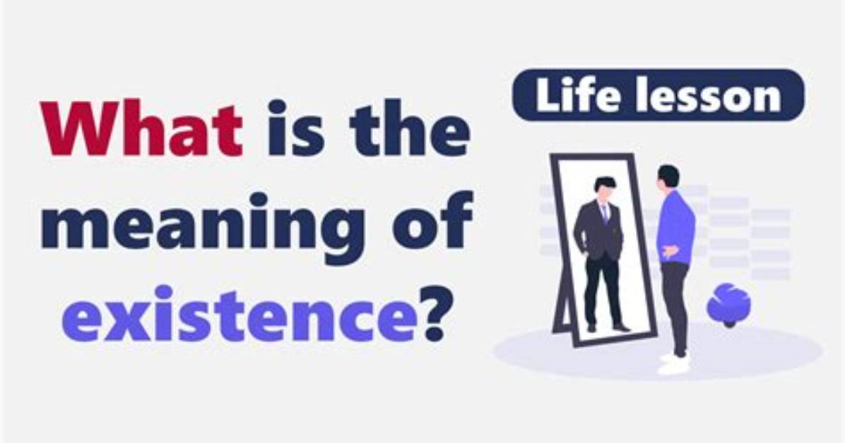 What Does Existence Mean?