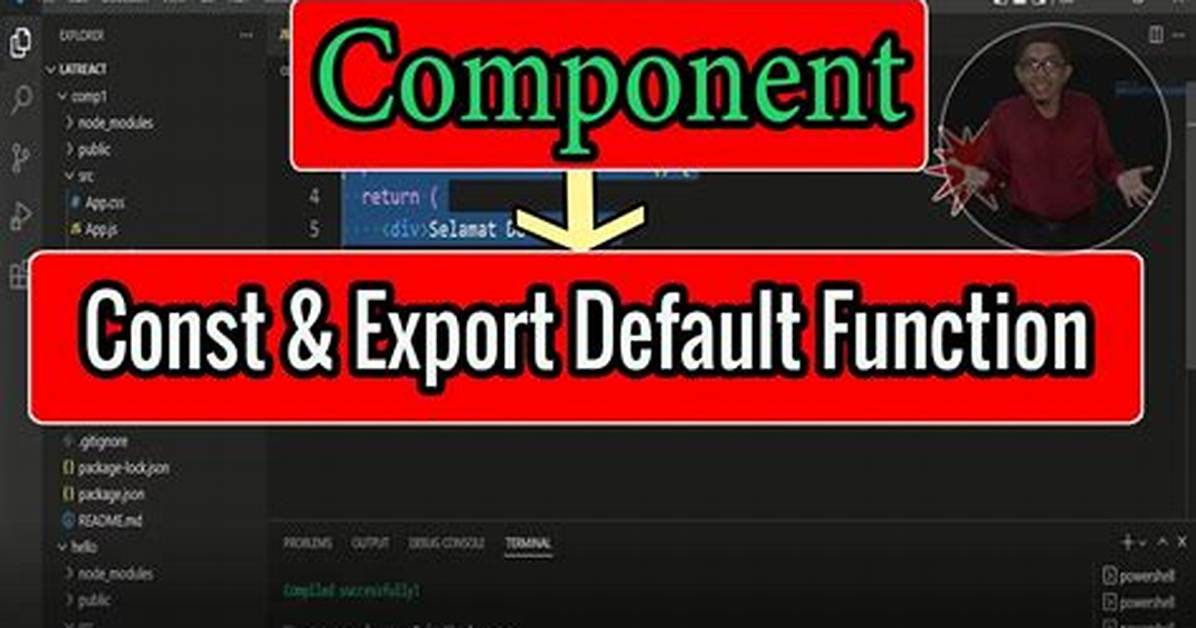 What Does "Export Default" Do in Jsx?