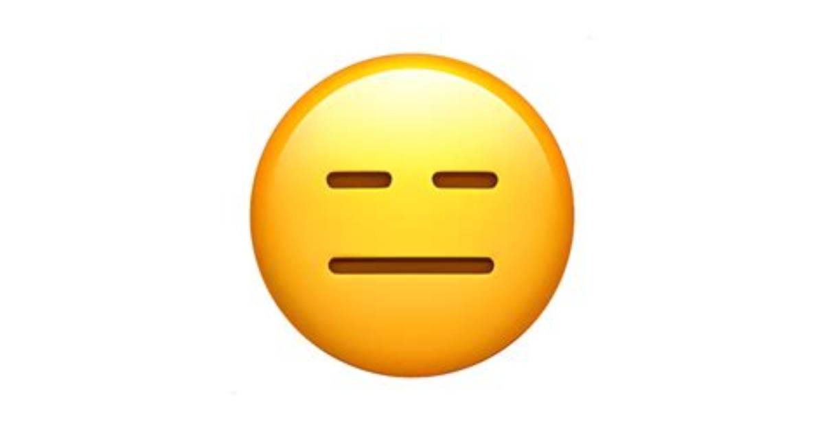 What Does Expressionless Emoji Mean?