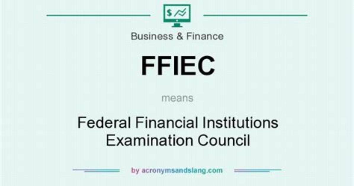 What Does Ffiec Stand For
