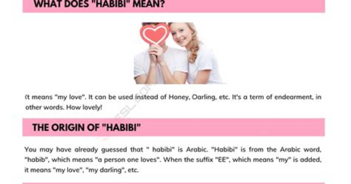 What Does Hala Habibi Mean?