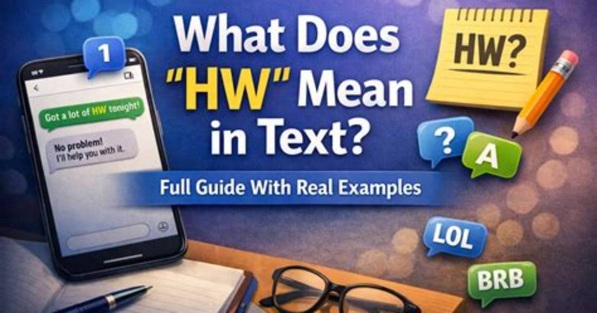 What Does Hw Mean - How to Discuss