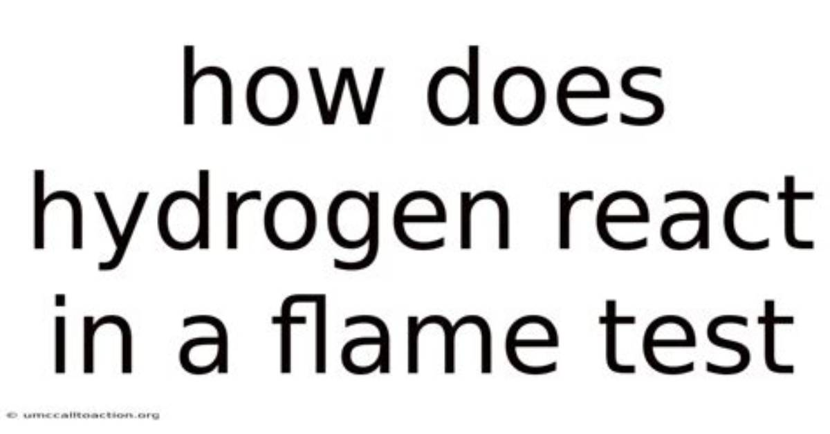 What Does Hydrogen React with in a Hydrogen Fuel Cell