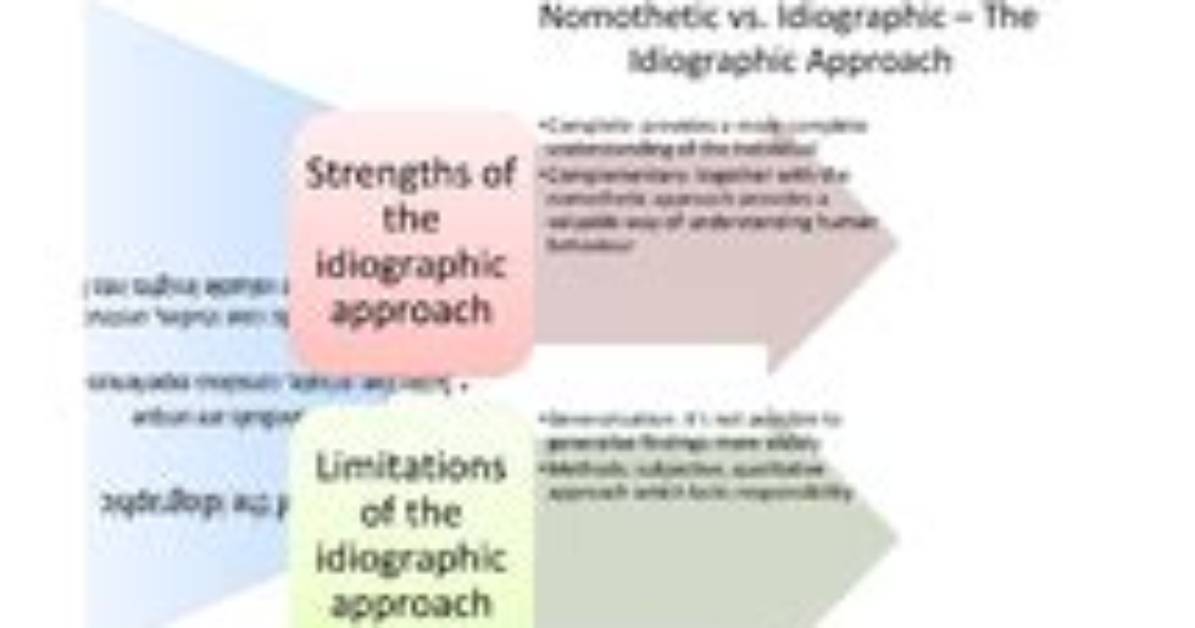 What Does Idiographic Mean?