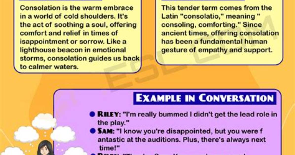 What Does If It's Any Consolation Mean?