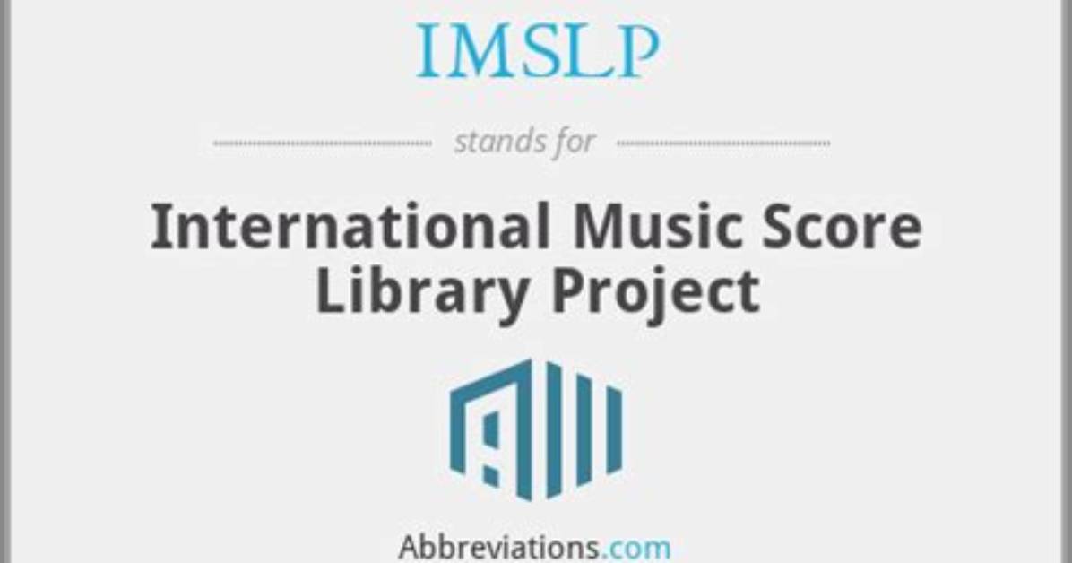 What Does Imslp Stand for?