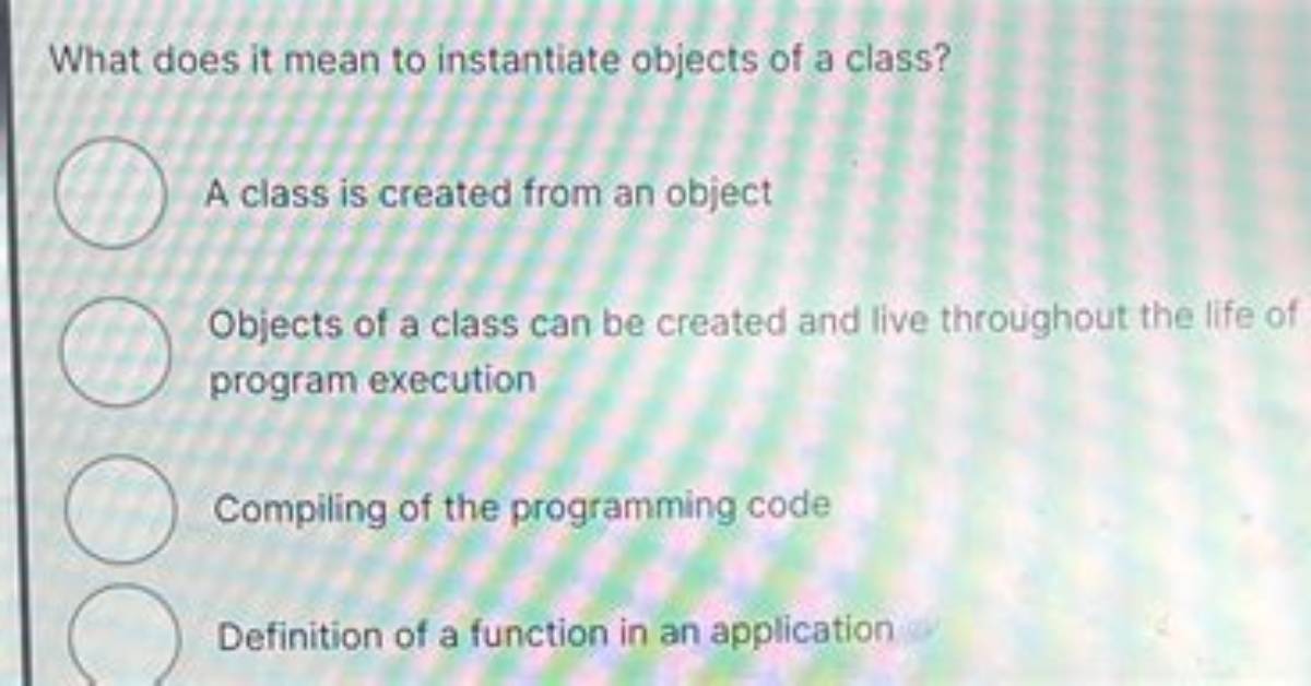 What Does Instantiate Mean in Programming?