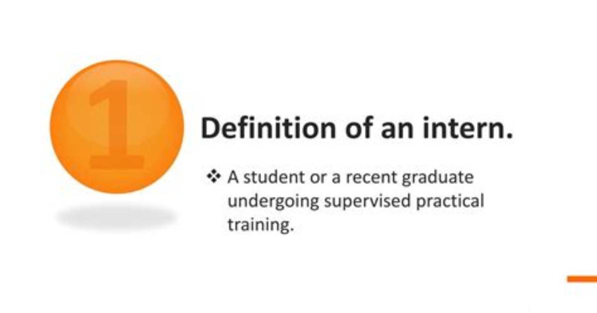 What Does Intern Mean?