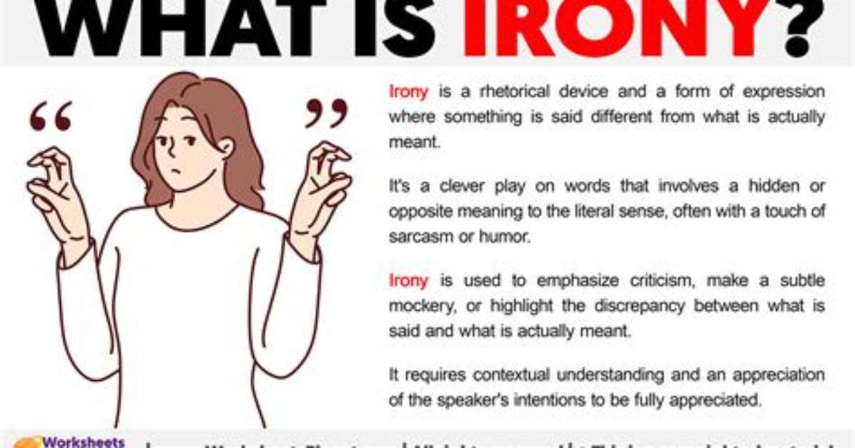 What Does Irony Mean