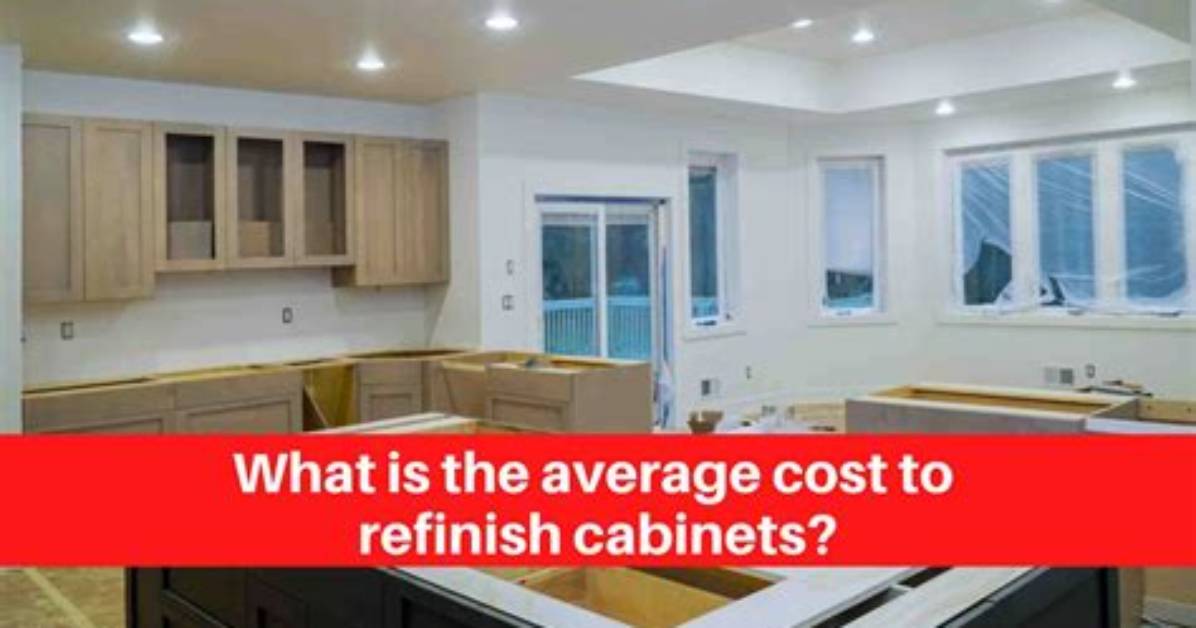 What Does It Cost to Refinish Kitchen Cabinets