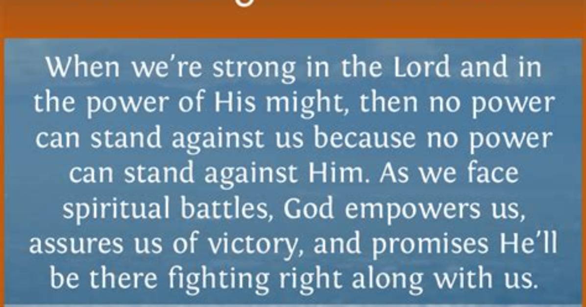 What Does It Mean to Stand Strong