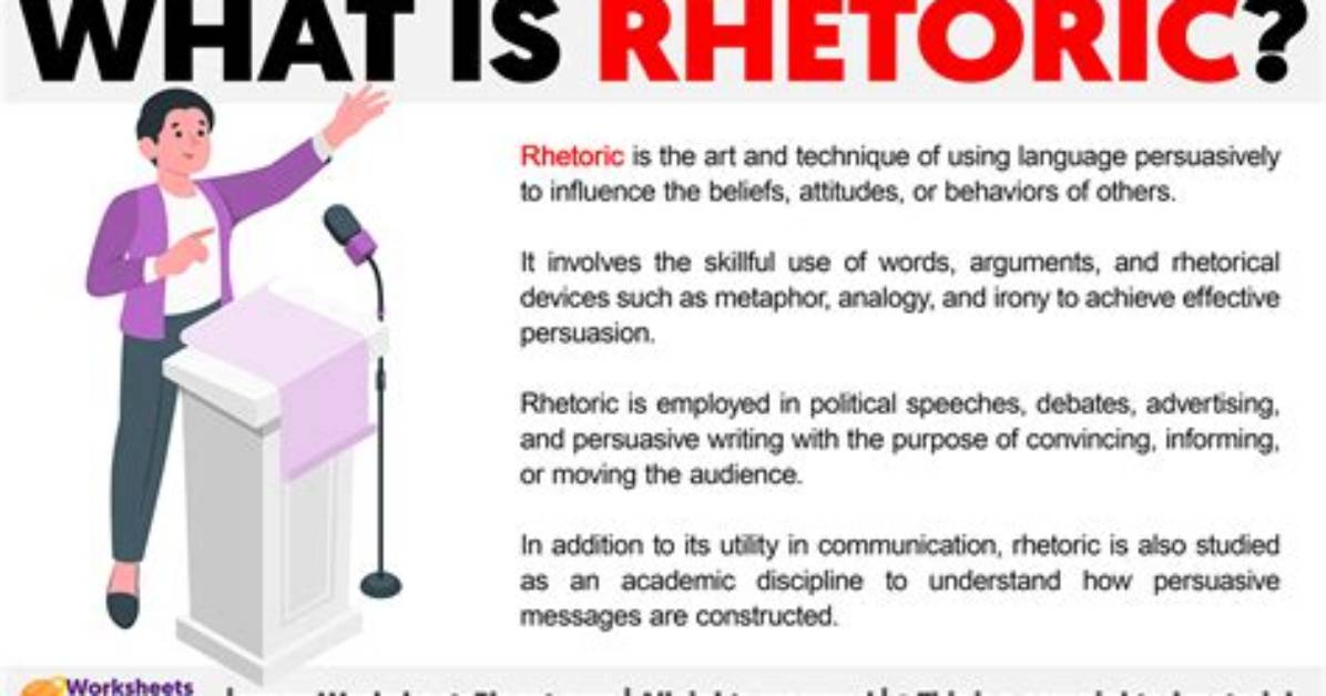What Does It Mean to Study Rhetoric