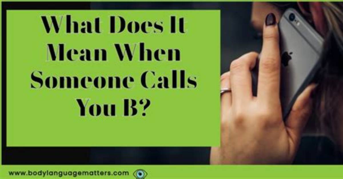 What Does It Mean When Someone Calls You Mo?