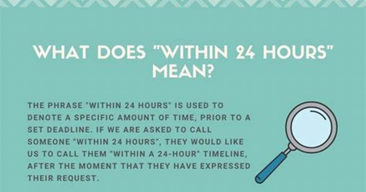 What Does It Mean Within 48 Hours?