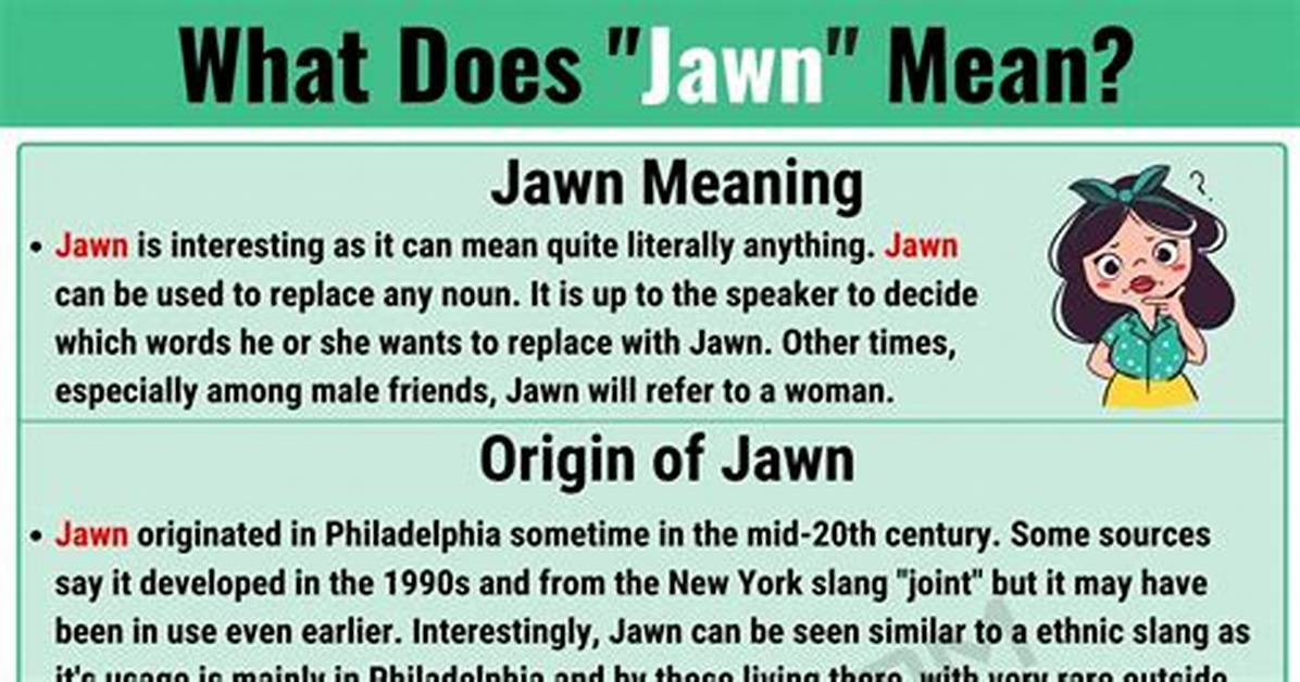 What Does Jawn Mean on Snapchat