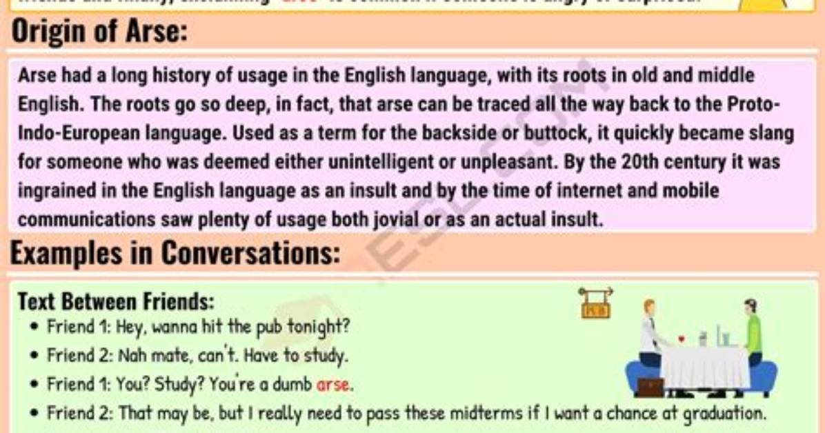 What Does Lardy Arse Mean?