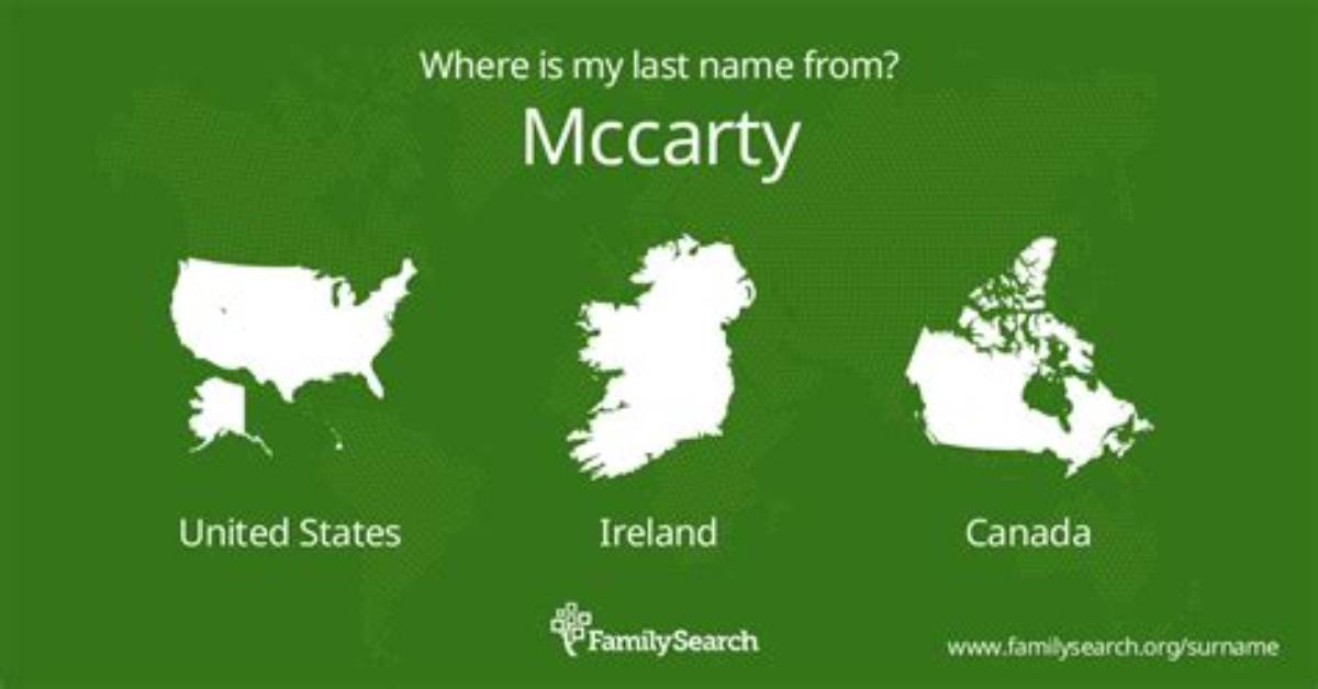 What Does Mccarty Mean?