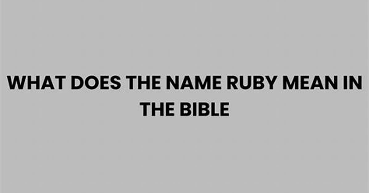 What Does $ Mean in Ruby