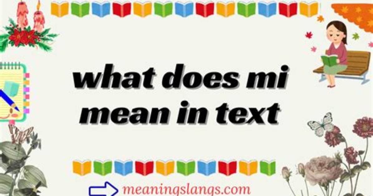 What Does Mi Mean on Map