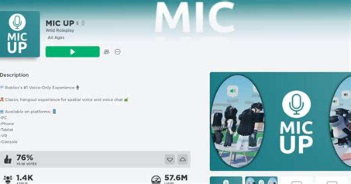 What Does Mic up Mean in Roblox? (2022)