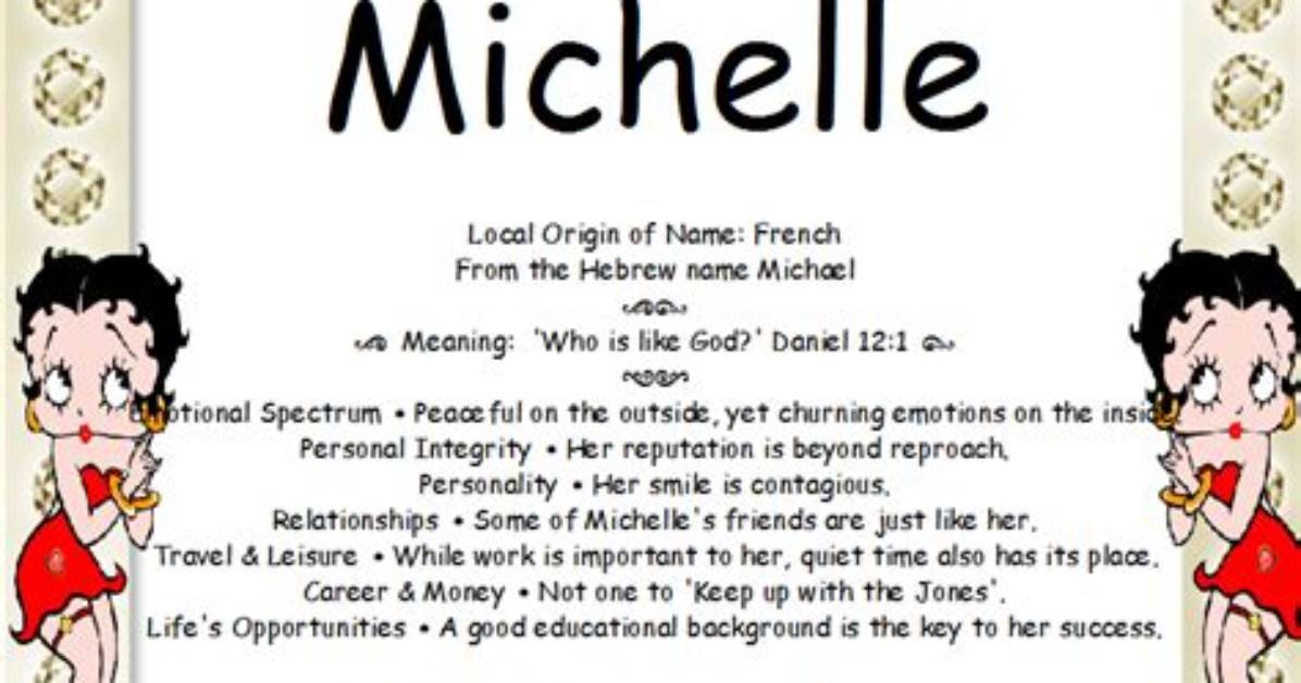 What Does Michelle Mean?