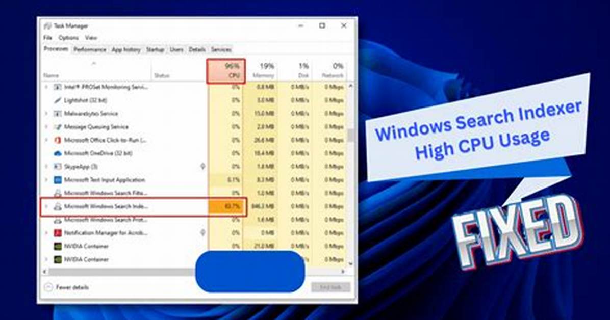What Does Microsoft Windows Search Indexer Do?