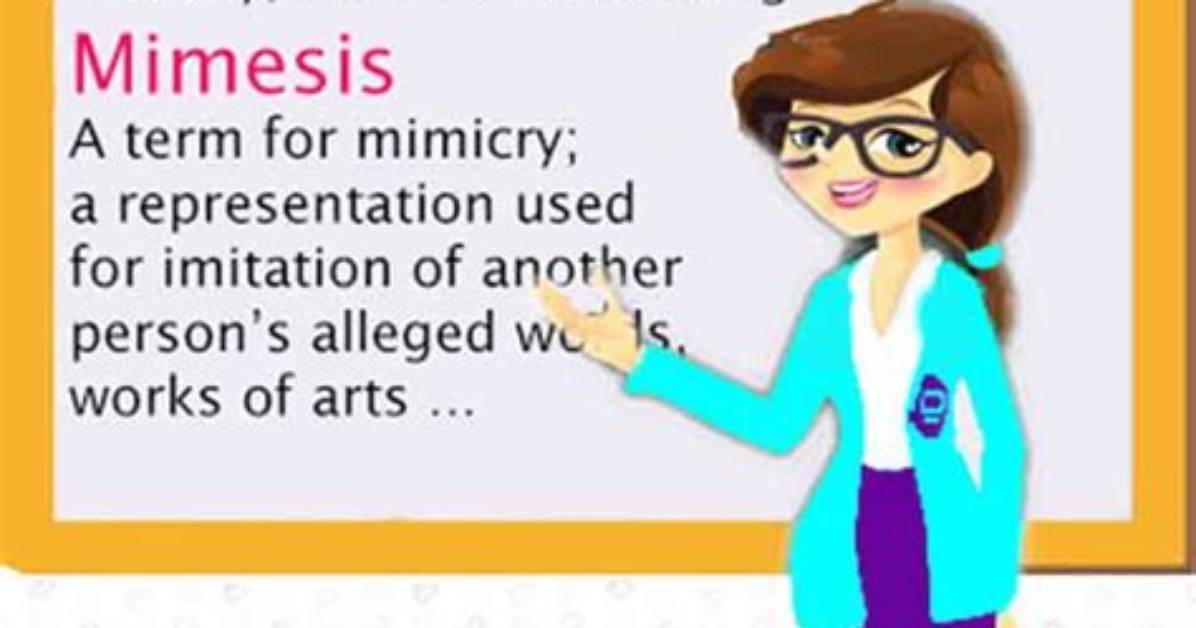 What Does Mimesis Mean?