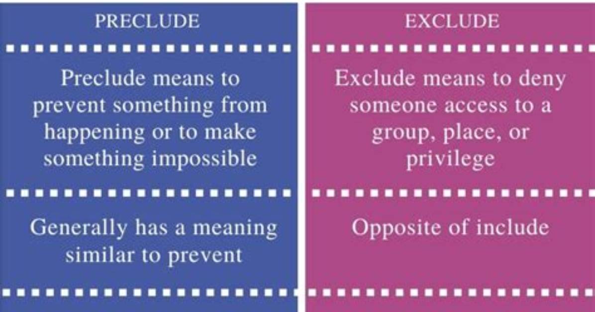 What Does Motion to Preclude Mean