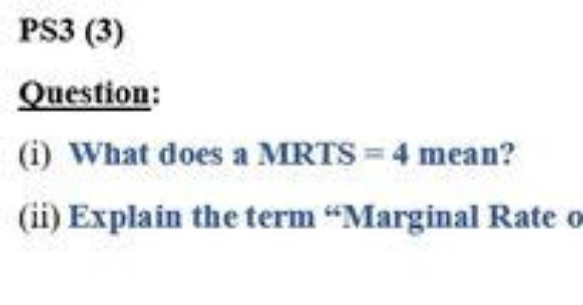 What Does Mrts 4 Mean?