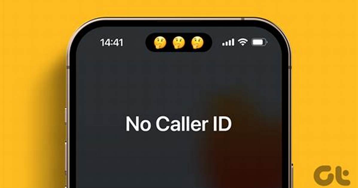What Does No Caller Id Mean