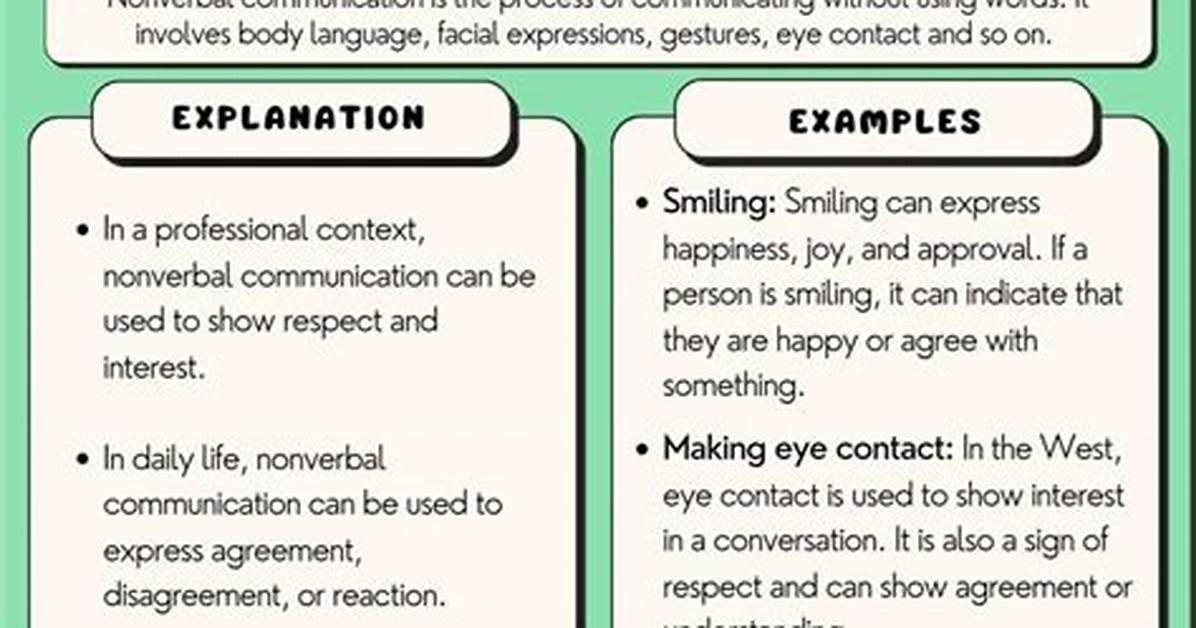 What Does Non Communicative?