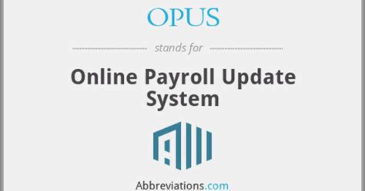 What Does Opus Stand for?