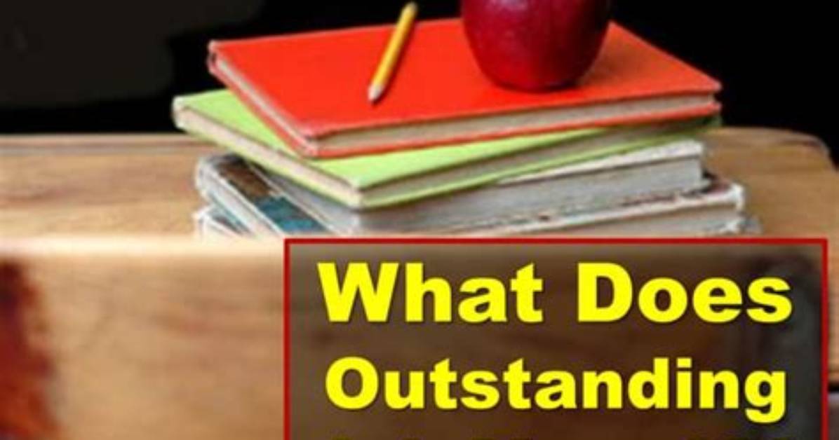 What Does Outstand Mean?