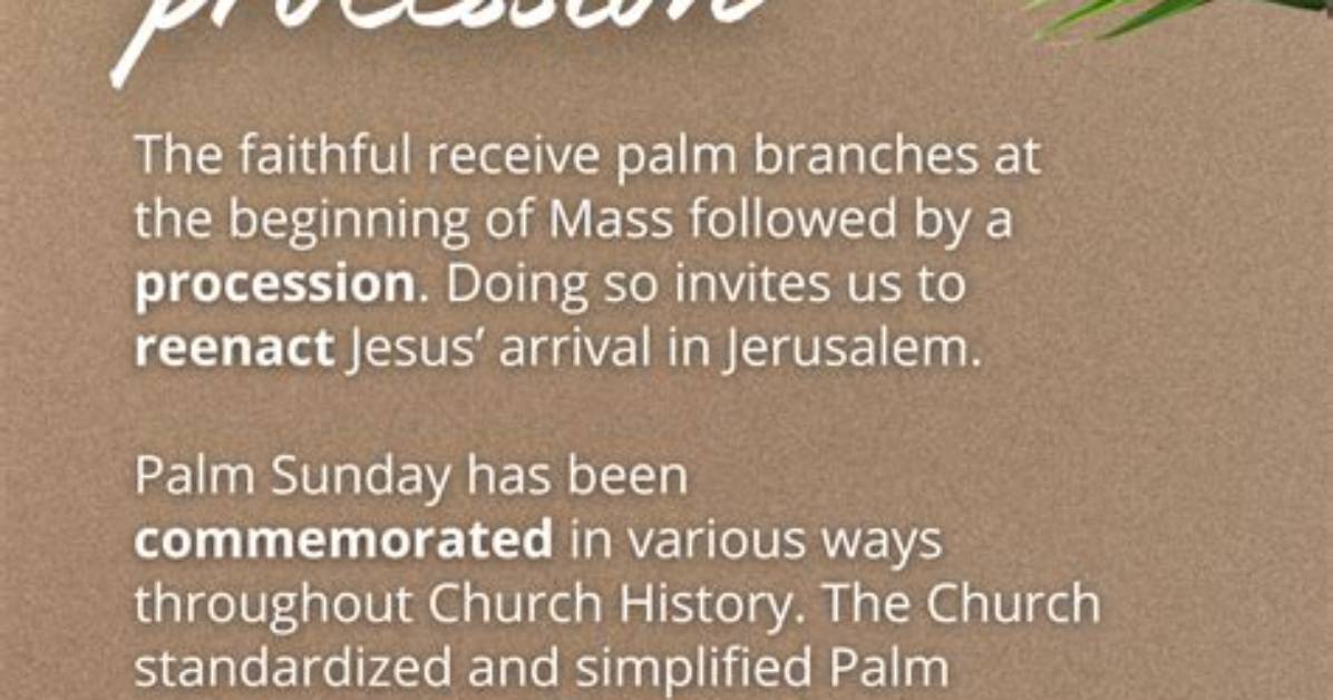 What Does Palm Sunday Represent