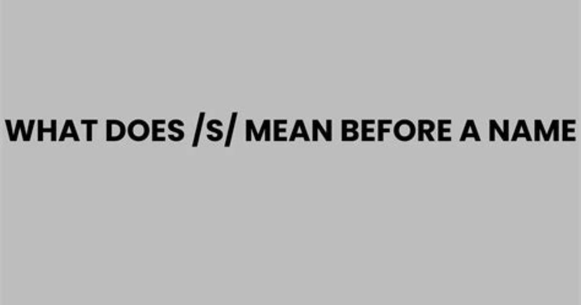What Does per Mean Before a Name?