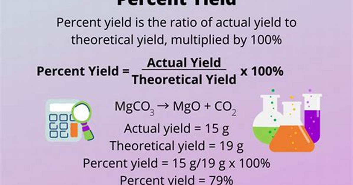 What Does Percent Yield Mean
