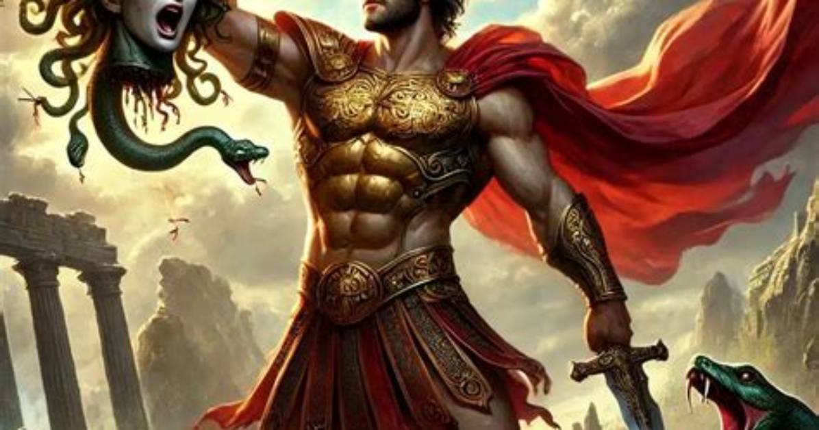 What Does Perseus Do to Polydectes?