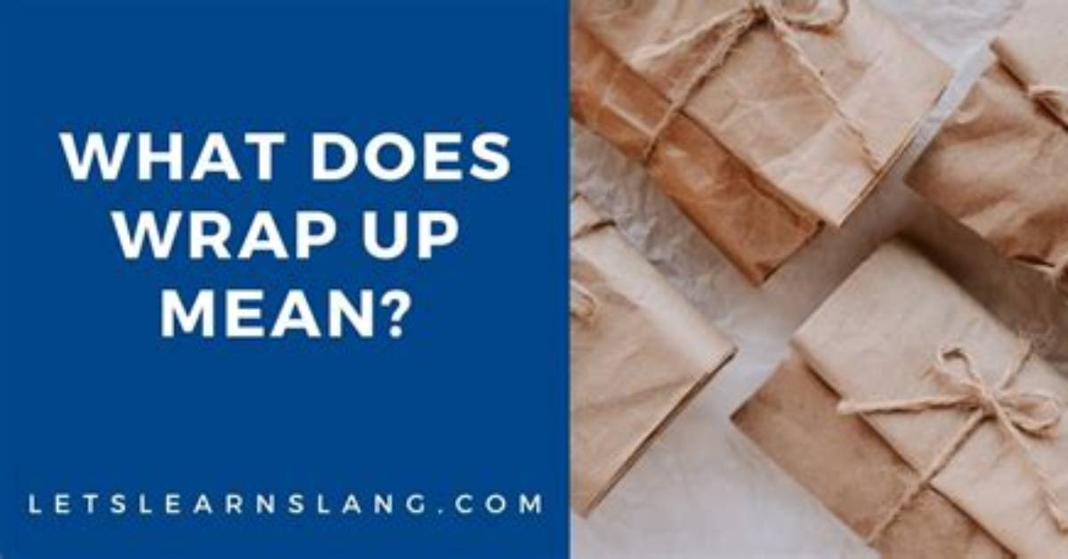 What Does Picture Wrap Mean?