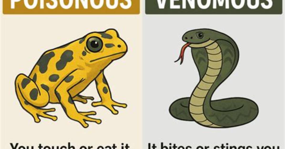 What Does Poisonous Mean?