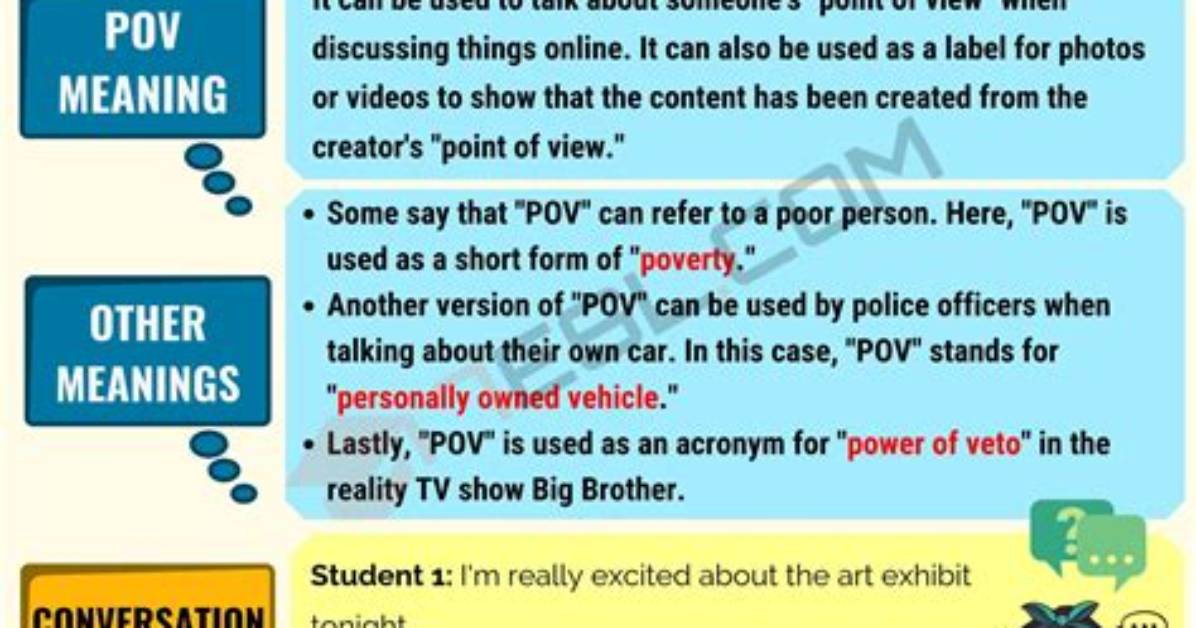 What Does Pov Mean?