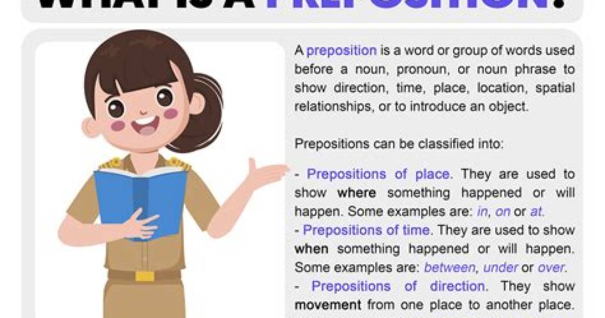 What Does Preposition Show?