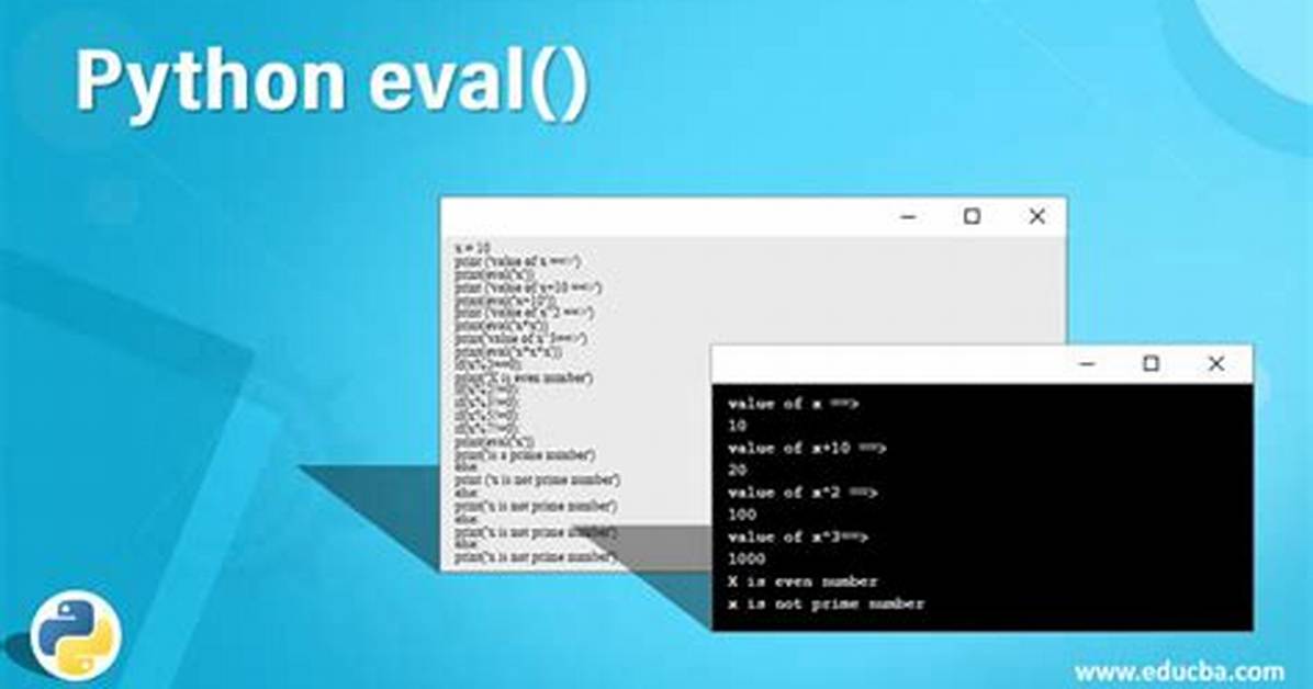 What Does Python's Eval() Do?